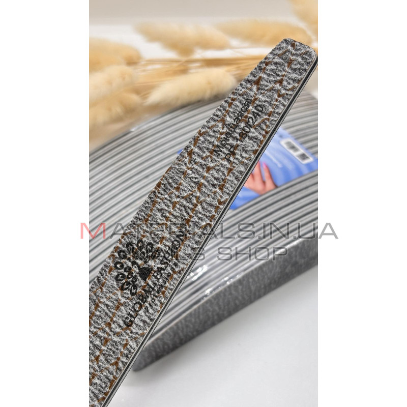 Упаковка пилок Global Fashion - серая, змея 180/240 грит (25шт)