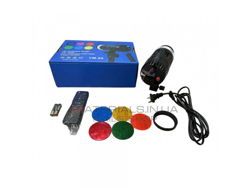 Светодиодный осветитель LED RGB YM-80 18x7.5 cm RGB 5 Color 3200K-6500K Remote