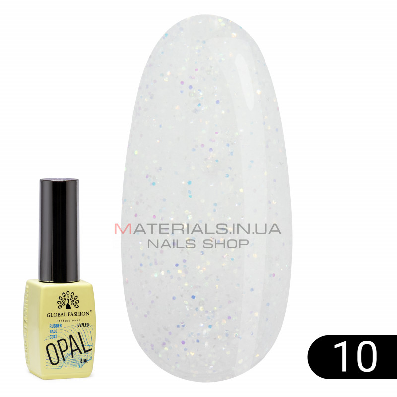 Каучукова база Opal Global Fashion 8 мл, 10 Каучукова база Opal Global Fashion 8 мл, 10