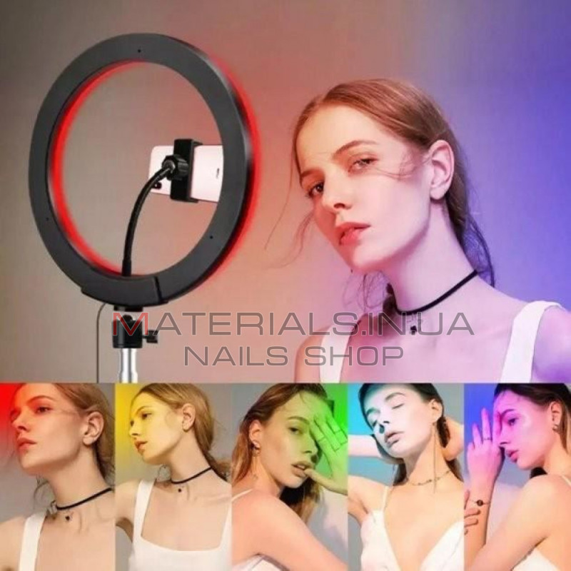 Кільцева LED-лампа MJ-18, 46 см, 18″, 55 Вт