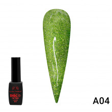 Гель лак Disco Gel Polish, Global Fashion, светоотражающий, 8 мл A04