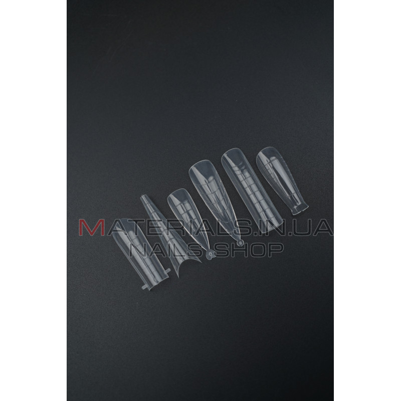 Polygel Nail Forms SET-А, 144 шт. (6 форм) - Верхні форми Дизайнер