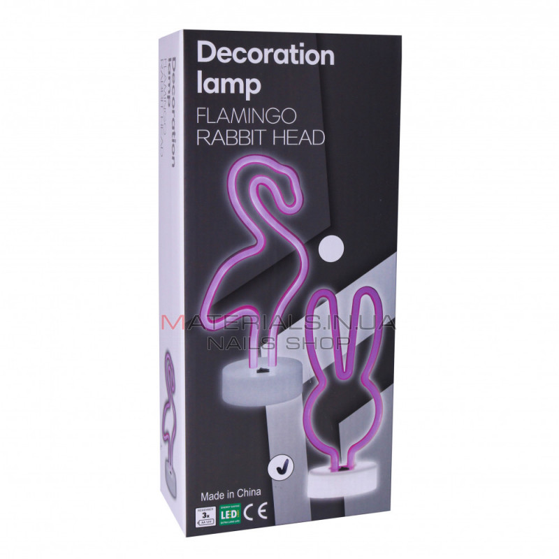 Ночной светильник Neon Lamp series — Bunny Pink Ночной светильник Neon Lamp series — Bunny Pink