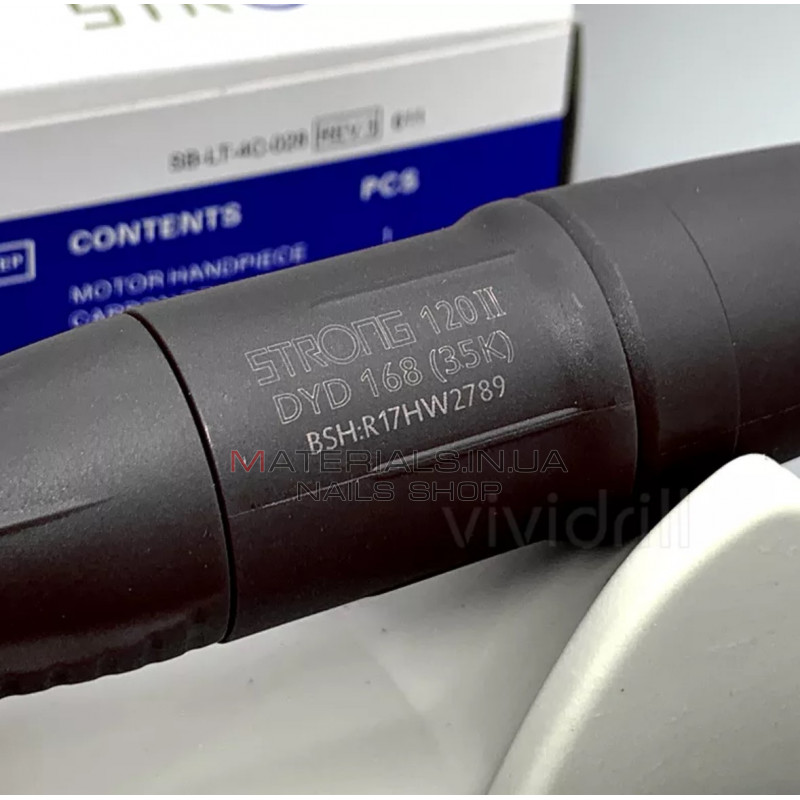 Апарат для манікюру та педикюру Strong Max 211, 35000 об/хв, 65 Вт
