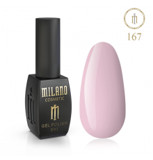 Гель лак MILANO 8 мл № 167