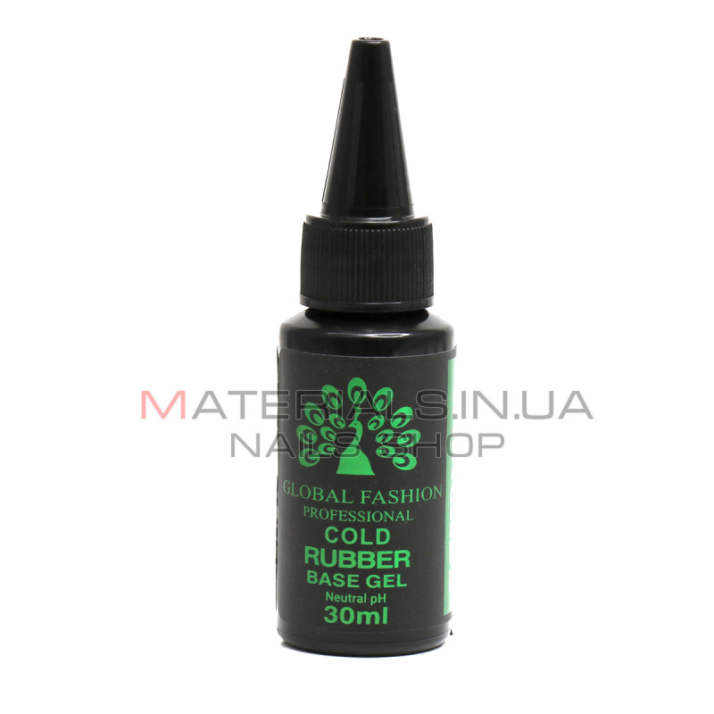База для гель лака Global Fashion, Rubber Base Coat without Chemical 30 мл