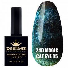 Гель-лак "Кошачий глаз" 24D Magic Cat Eye Designer Professional, 9мл. №05