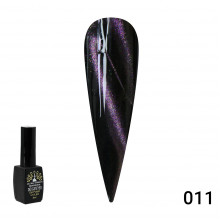 Гель лак кошачий глаз 24D Galactic Global Fashion 8 мл, 11