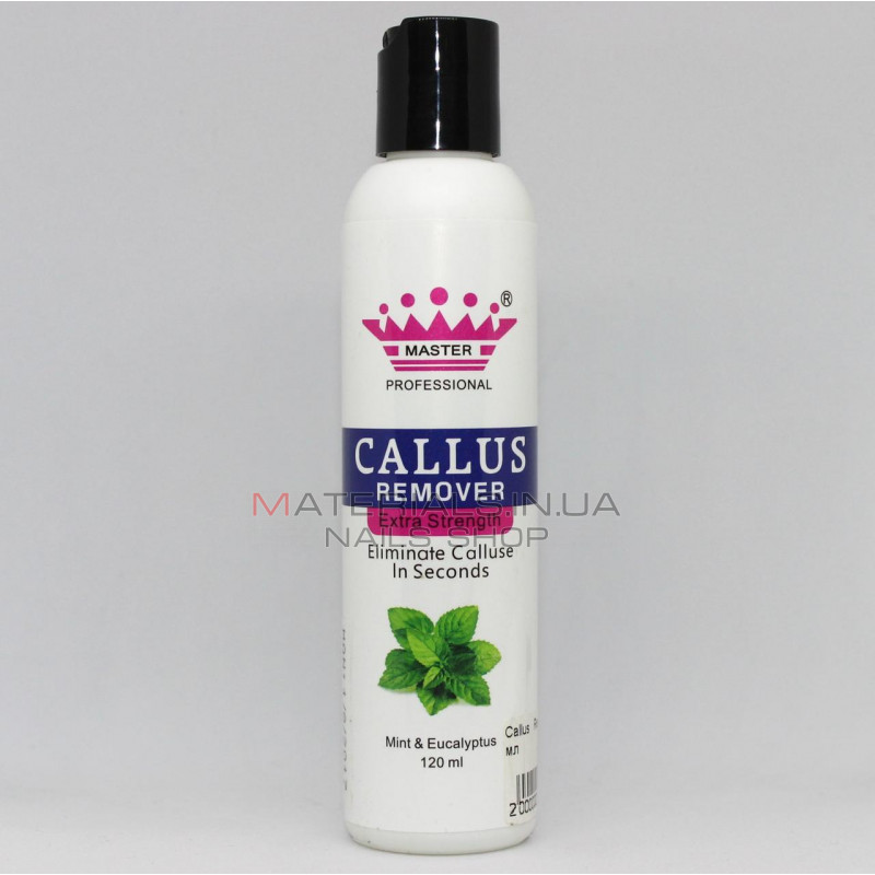 Засіб для педикюру Callus Remover Master professional 120мл м'ята-евкаліпт Засіб для педикюру Callus Remover Master professional 120мл м'ята-евкаліпт