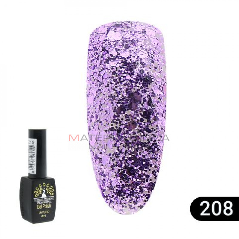 Гель лак BLACK ELITE 208, Global Fashion 8 мл