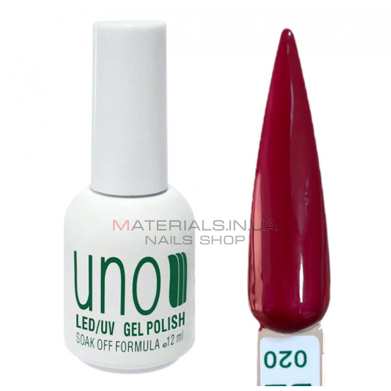 Гель-лак для ногтей UNO 12 мл, №020 Гель-лак для ногтей UNO 12 мл, №020