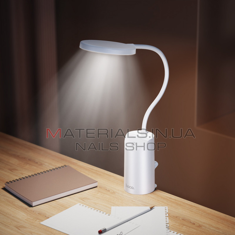 Настільна LED-лампа Hoco HX10, 2 Вт, 1200 мА·год, 3000–5000 К