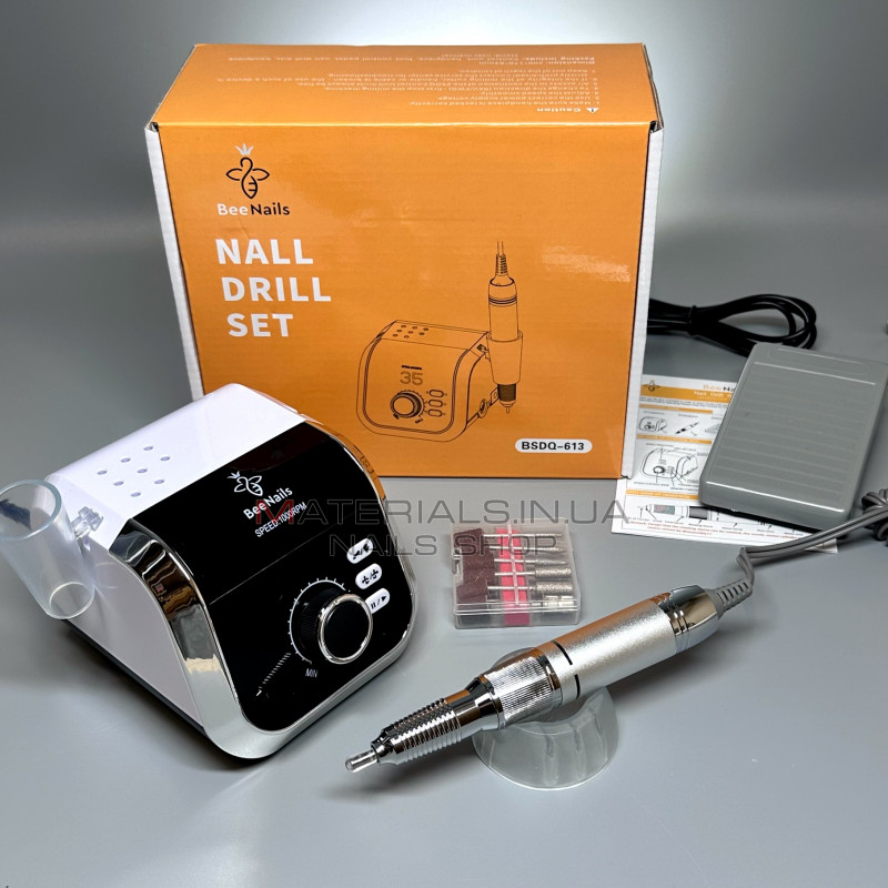 Фрезер для манікюру та педикюру Bee Nails, BSDQ-613, ZS-613 (45000 об., 65Вт) Фрезер для манікюру та педикюру Bee Nails, BSDQ-613, ZS-613 (45000 об., 65Вт)