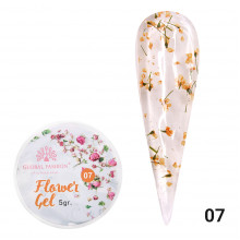 Гель с сухоцветами 5 гр, Flower Gel 07