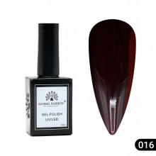 Гель лак Global Fashion, Gel polish 15 ml, 16