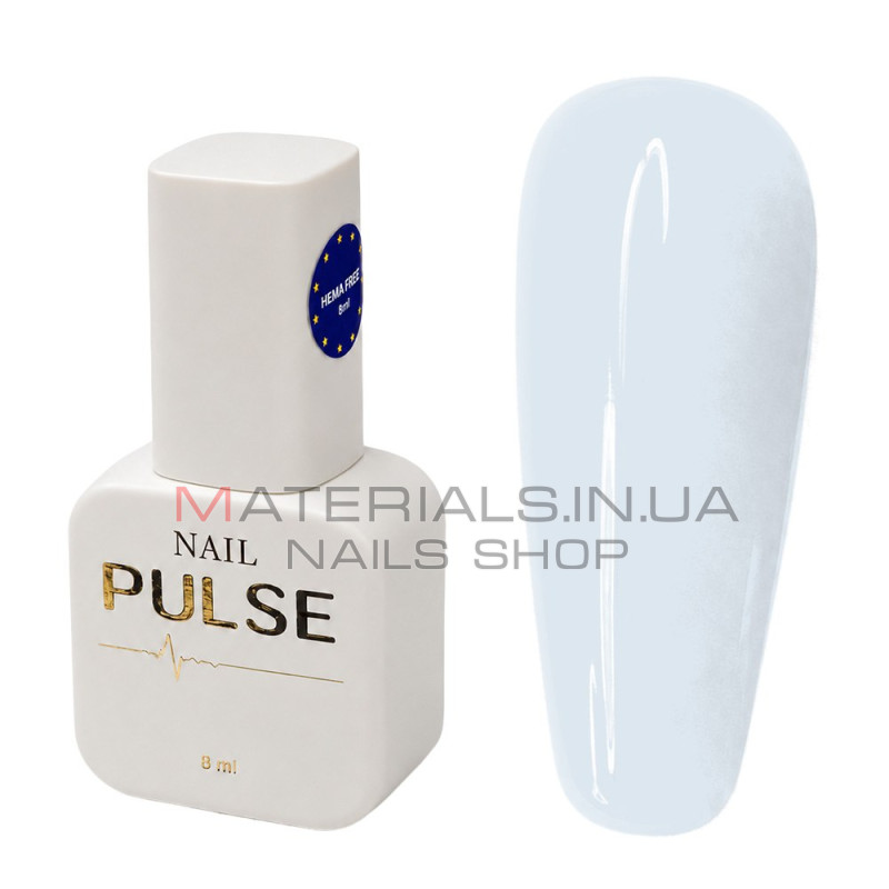Гель-лак NAIL PULSE Gel Polish №17, 8 мл білий