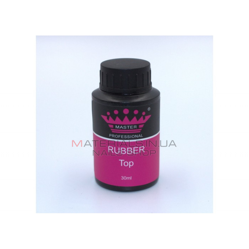 Каучуковий Топ Rubber Top (Non Cleaner) без липкого шару Master Professional, 30мл Каучуковий Топ Rubber Top (Non Cleaner) без липкого шару Master Professional, 30мл