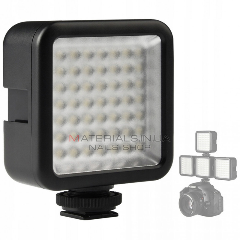 Накамерный видеосвет LED — W49 Накамерный видеосвет LED — W49