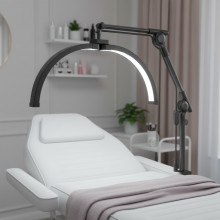 Бестеневая настольная LED-лампа на струбцине F-550B (Black)