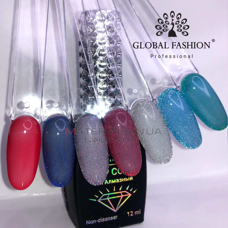Молочний топ без липкого шару (топ/фініш) Global Fashion Milk Top Coat, 12 мл
