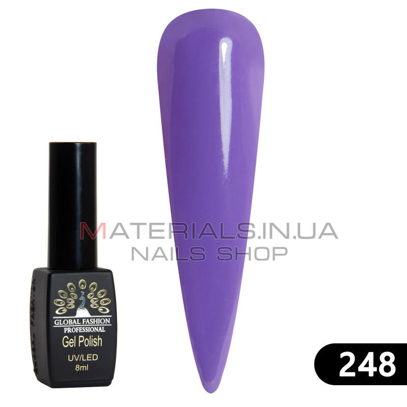 Гель лак BLACK ELITE 248, Global Fashion 8 мл