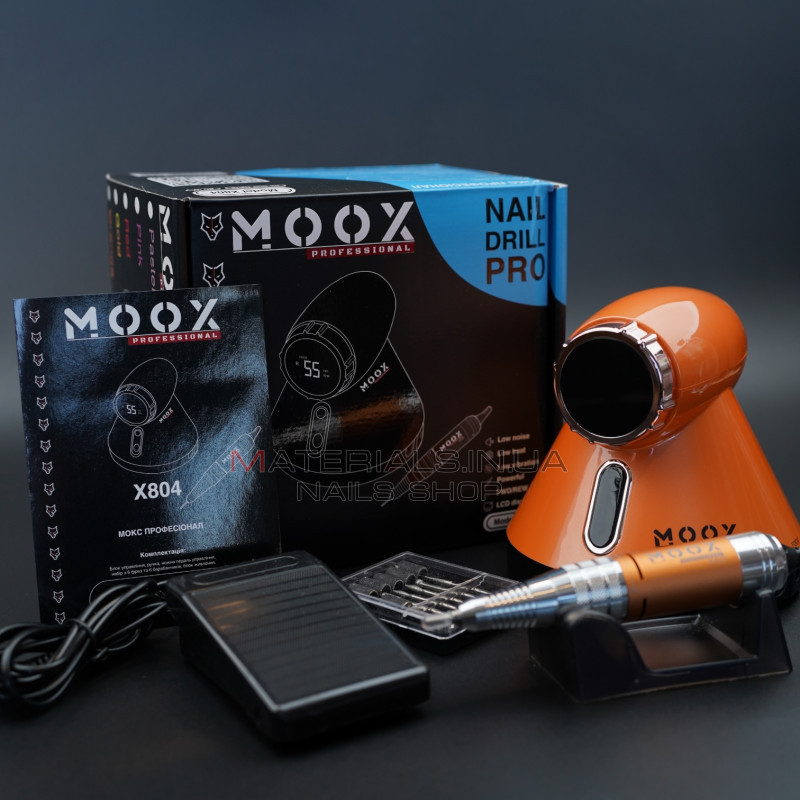Фрезер Мокс X804 (Orange) на 55 000 об./мин. и 80W. для маникюра и педикюра Фрезер Мокс X804 (Orange) на 55 000 об./мин. и 80W. для маникюра и педикюра