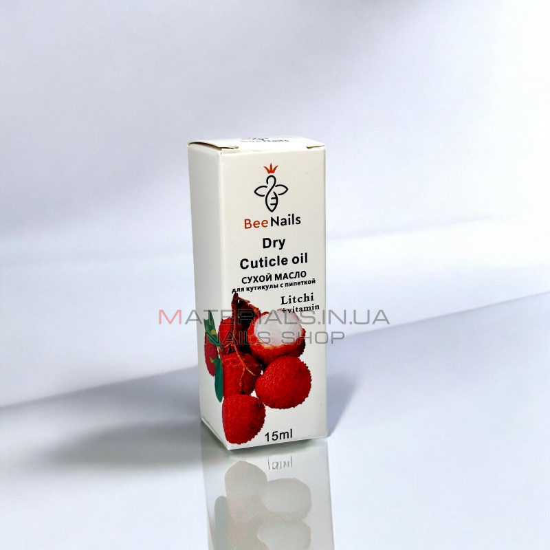 Сухое масло для кутикулы BeeNails "Litchi", 15 мл Сухое масло для кутикулы BeeNails "Litchi", 15 мл