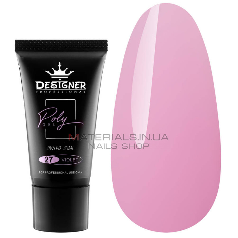Полигель Designer Professional, 30 мл. №027 Полигель Designer Professional, 30 мл. №027