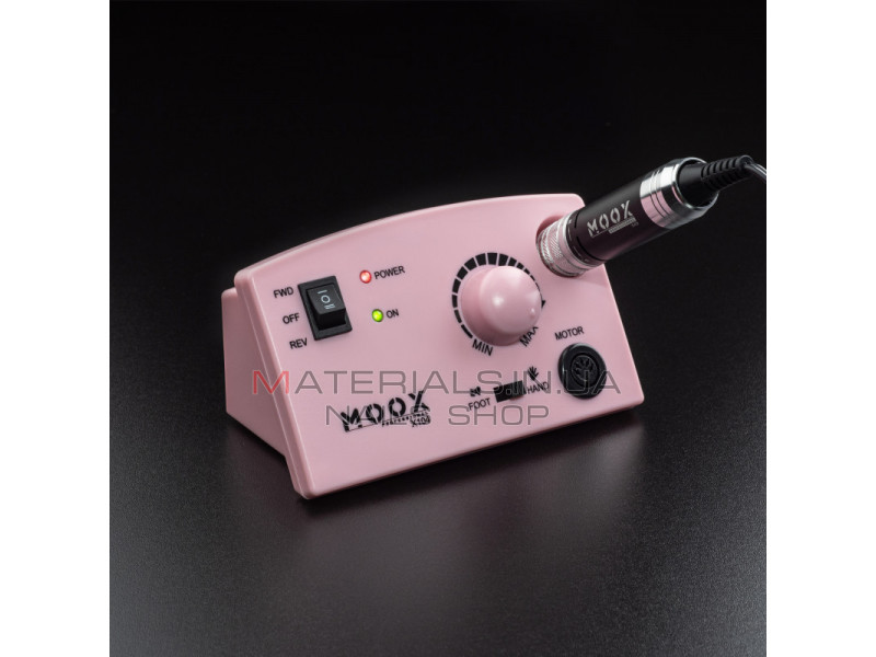 Фрезер Мокс X104 (Рожевий) на 45 000 об/хв. та 65W. для манікюру та педикюру