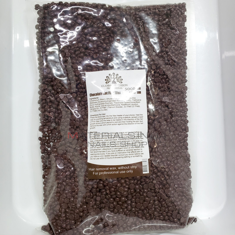 Віск у гранулах Global, 1000г Chocolate Віск у гранулах Global, 1000г Chocolate