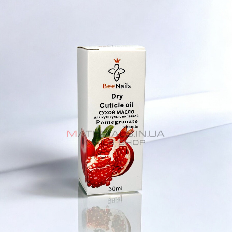 Сухе масло для кутикули BeeNails "Pomegranate", 30 мл Сухе масло для кутикули BeeNails "Pomegranate", 30 мл