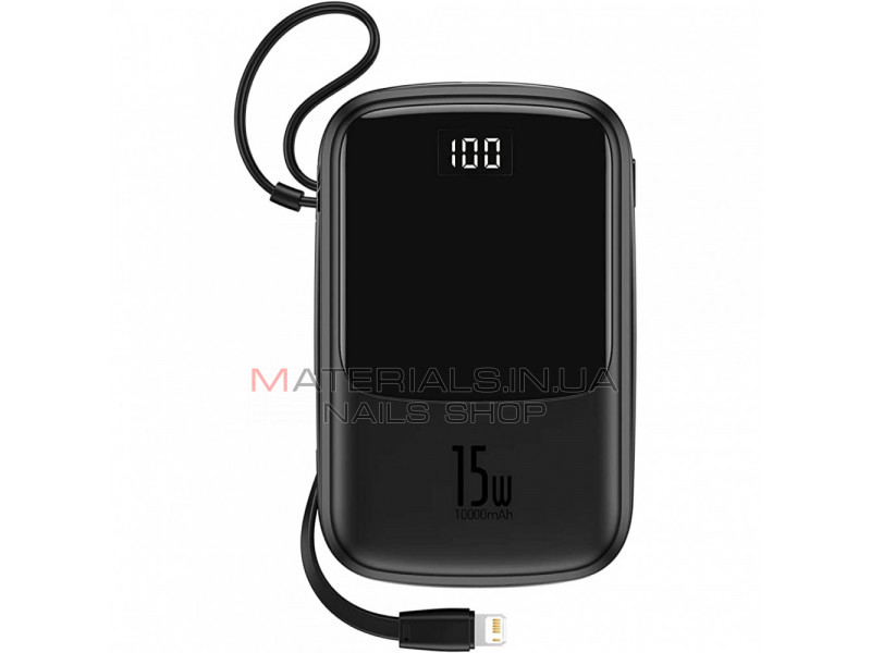 Power Bank 20000 mAh 15W Digital Display Baseus (PPQD-F) — PPQD-F01 Black