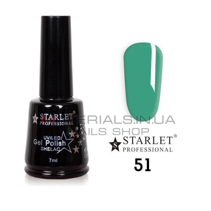 Гель-лак Starlet Professional №51, "Сладкая мята"
