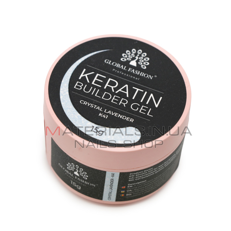 KERATIN BUILDER GEL, Global Fashion, 15 g, K41