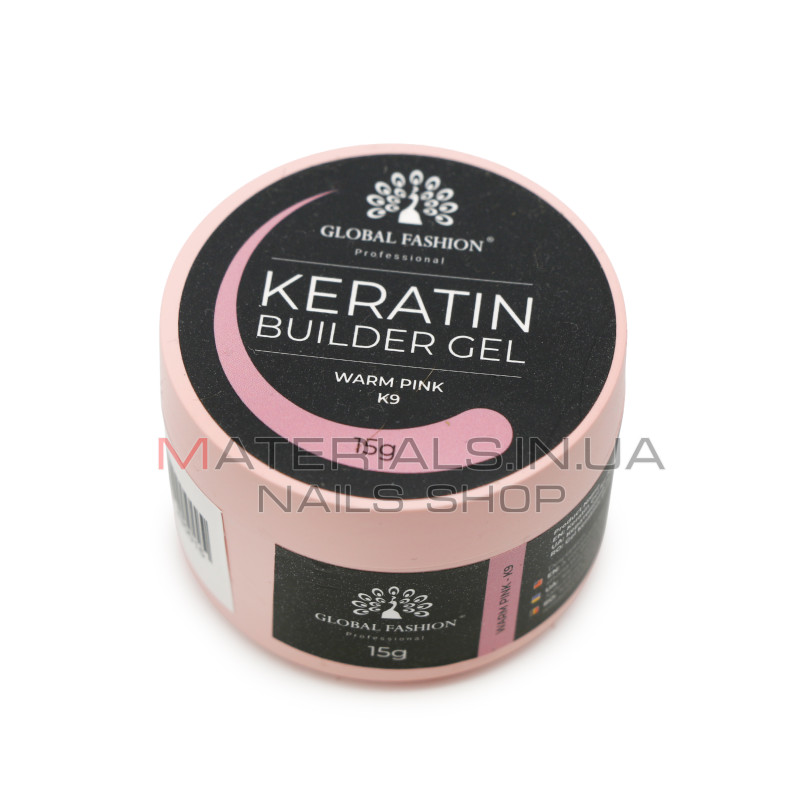 KERATIN BUILDER GEL, Global Fashion, 15 g, K9