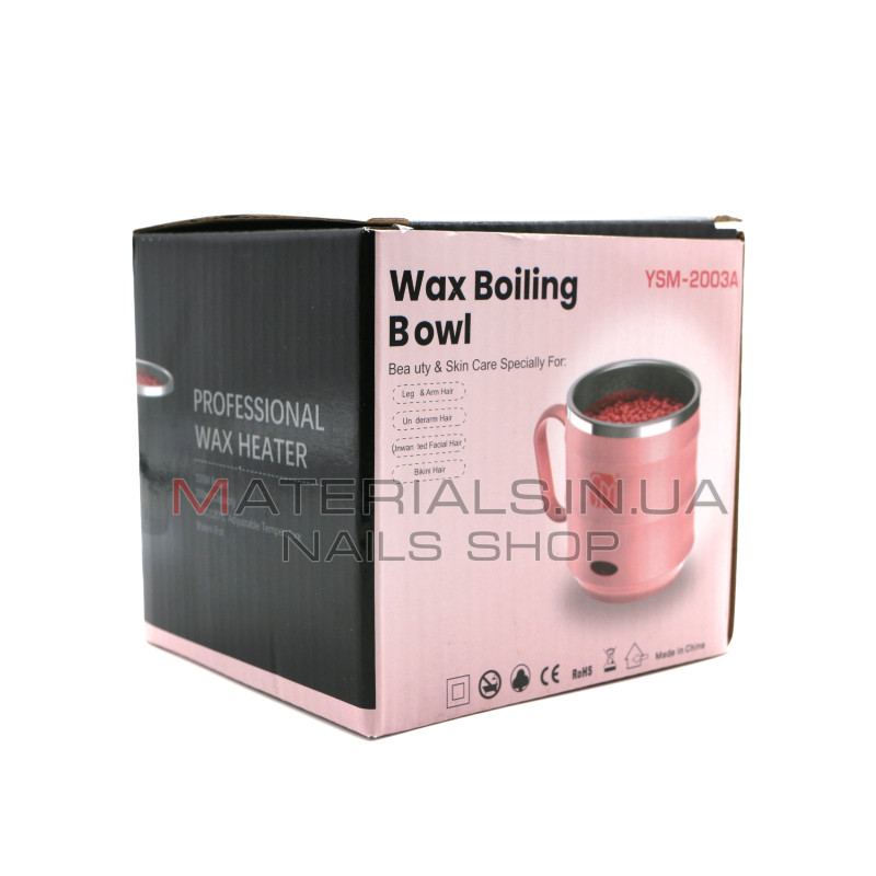 Електричний воскоплав-чаша Wax Boiling Bowl YSM-2003A, 200 мл, чорний