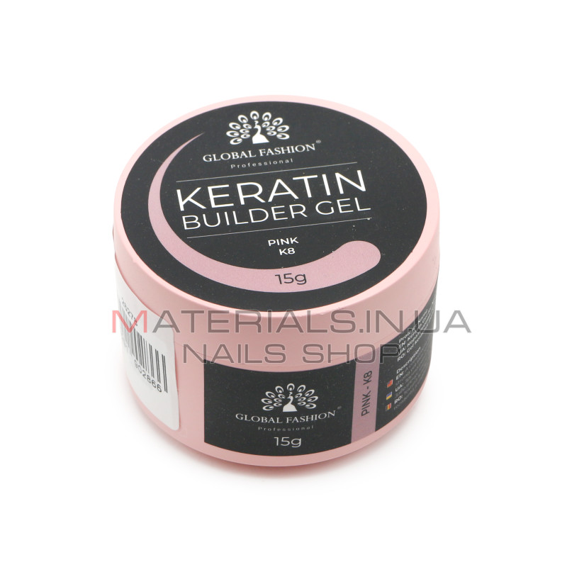KERATIN BUILDER GEL, Global Fashion, 15 g, K8