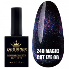 Гель-лак "Кошачий глаз" 24D Magic Cat Eye Designer Professional, 9мл. №08