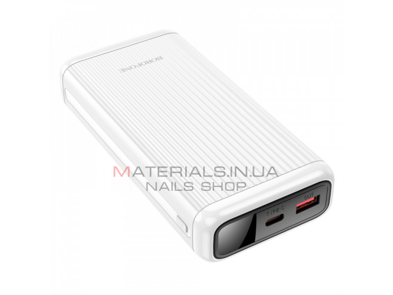 Power Bank 20000 mAh — Borofone BJ42A 22.5W+PD20W — White