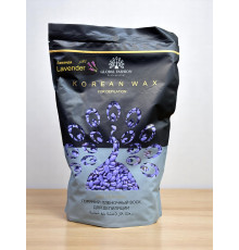 Гарячий пленочний віск Global Fashion Korean Wax, Лаванда, 1 кг