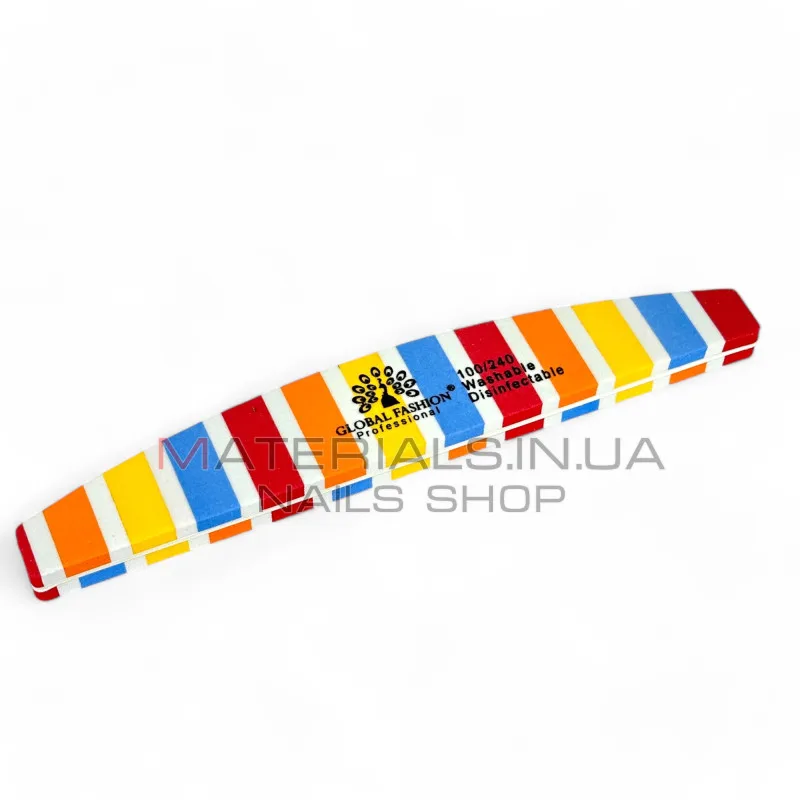 Пилка баф Global Fashion 1, 100/240