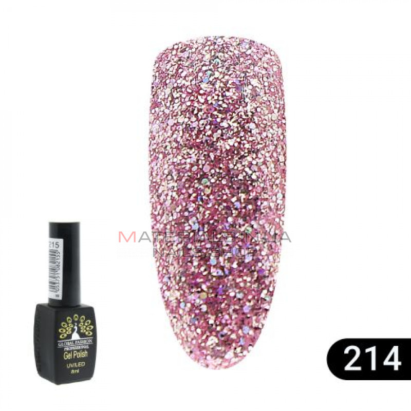 Гель лак BLACK ELITE 214, Global Fashion 8 мл