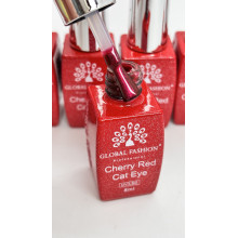 Гель-лак Global Fashion Cherry Red Cat Eye 8 мл, 03