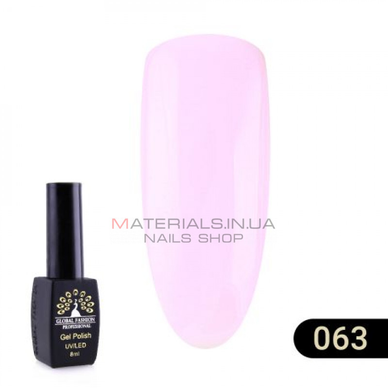 Гель лак BLACK ELITE 063, Global Fashion 8 мл