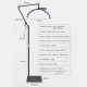 Безтіньова LED-лампа HD-M40X, 36 Вт, 145-187 см, чорний колірна температура 3200-5600 K, 50 см, світло:238 головка лампи зі сплаву + металева опора