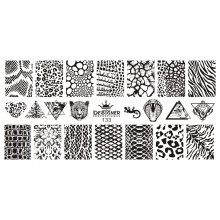 Диск для стемпінгу Designer металевий (12x6 см) №133