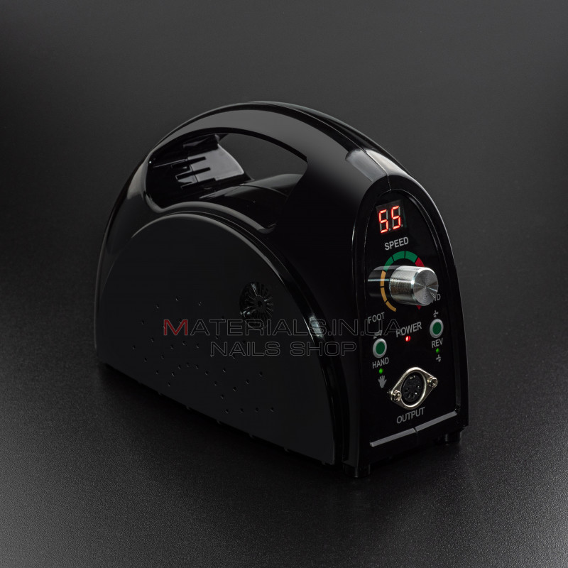 Фрезер Мокс X806 (Черный) на 55 000 об./мин. и 80W. для маникюра и педикюра Фрезер Мокс X806 (Черный) на 55 000 об./мин. и 80W. для маникюра и педикюра