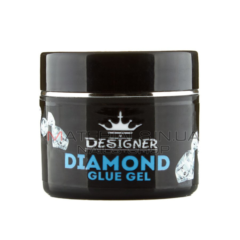 Густий клей гель Diamond Glue Gel, Designer для декору, гелевих типс та об'ємного дизайну, 10 мл.