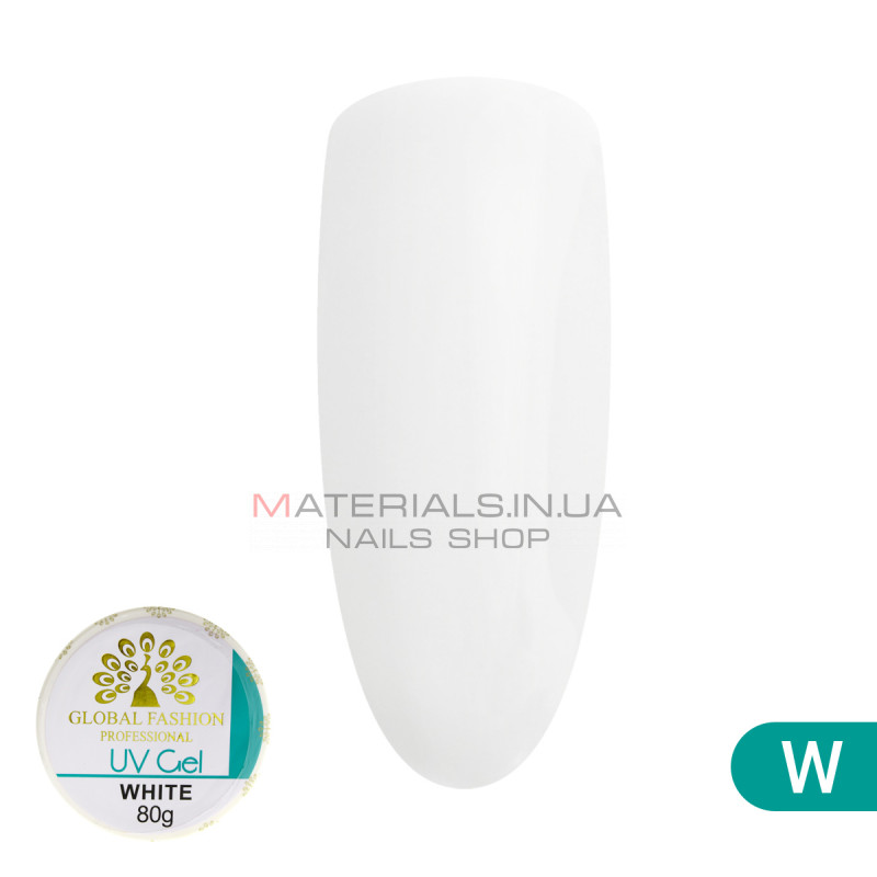 Гель Global Fashion 80 г white Гель Global Fashion 80 г white