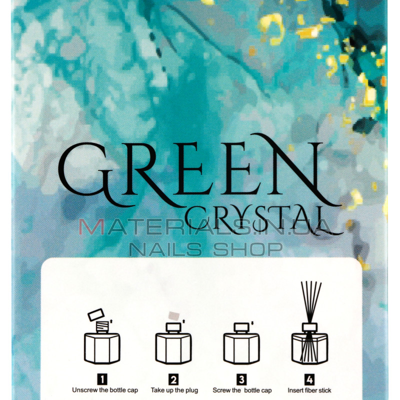 Ароматический диффузор Global Fashion, 100 ml, Green crystal
